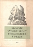 kolektív- Sborník vysoké školy pedagogické v Praze