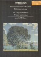 Kolektív autorov: Eine bedeutende Schweizer privatsamlung/ An important Swiss private collection