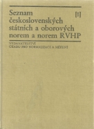 kolektív-Seznam Československých státních a oborových norem a norem RVHP I-II