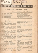 kolektív- Přírůstky technické literatury 1964