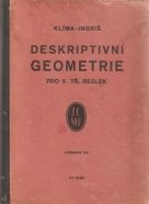 Klíma, Ingriš- Deskriptivní geometrie pro V. tř. reálek