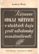 Andrej Mráz- Rázusov odkaz mŕtvych