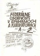Ján Kaľavský- Federálne osobnosti v epigramoch a karikatúrach