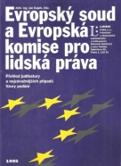 Jan Čapek- Evropský soud a Evropská komise pro lidská práva